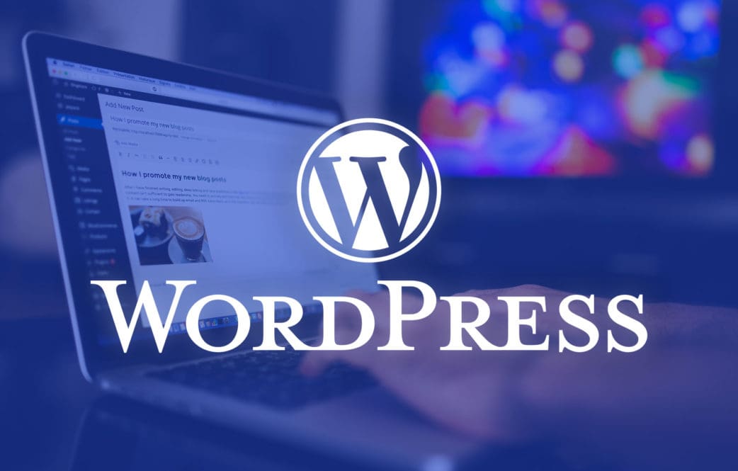 WordPress logo và dashboard